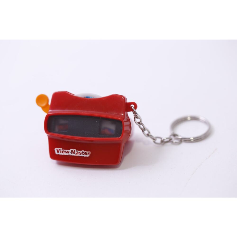 View-Master, Keychain, Red, Stereoscope, Vintage, Collectible, ~ 251013-WH 1365